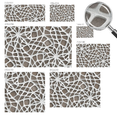 Removable wall mural Geometric network