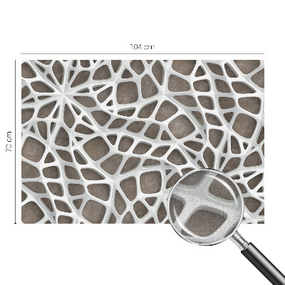 Removable wall mural Geometric network