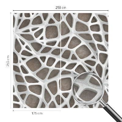 Removable wall mural Geometric network