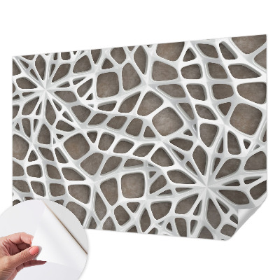 Removable wall mural Geometric network