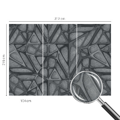 Peel and stick wall mural for bedroom Geometric patterns