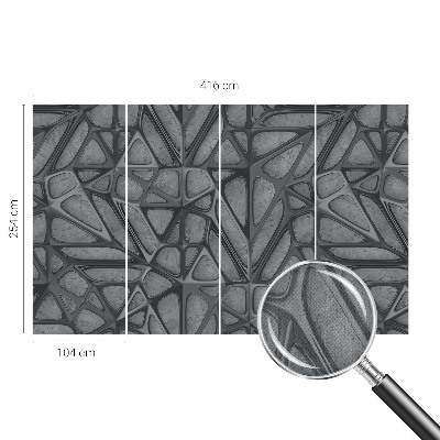 Peel and stick wall mural for bedroom Geometric patterns