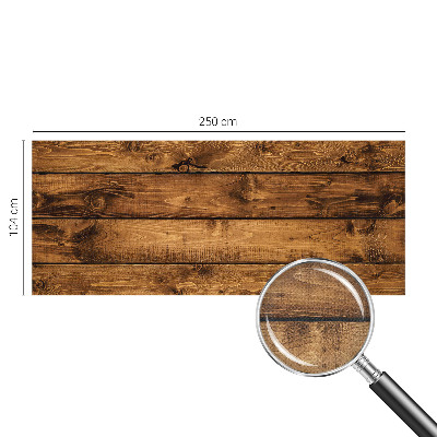 Removable wall mural wallpaper with a wooden boards design