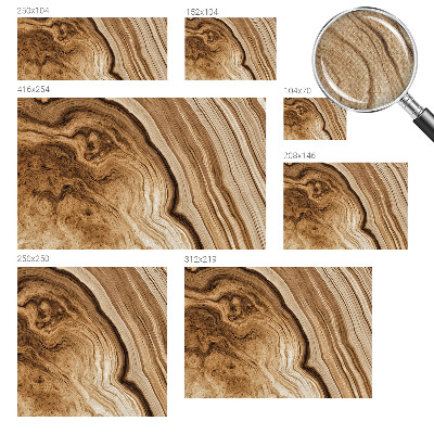 Peel and stick wall mural for living room with a natural wood grain finish