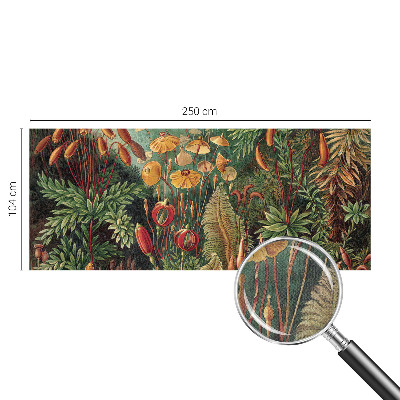 Peel and stick wall mural for kids' room Exotic garden