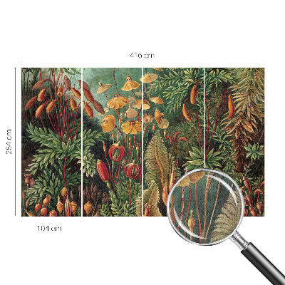 Peel and stick wall mural for kids' room Exotic garden