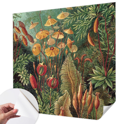 Peel and stick wall mural for kids' room Exotic garden