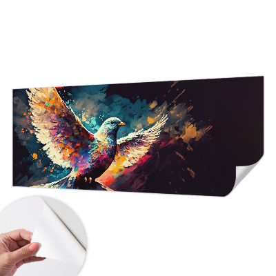 3D wall mural Colorful bird