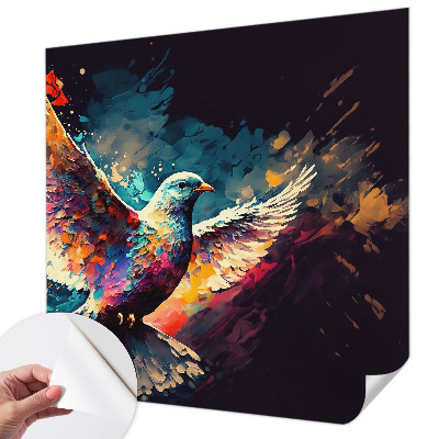 3D wall mural Colorful bird