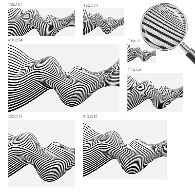 Removable wall mural wallpaper with a dynamic abstract design