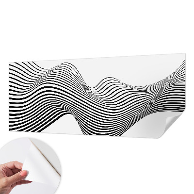 Removable wall mural wallpaper Dynamic abstraction