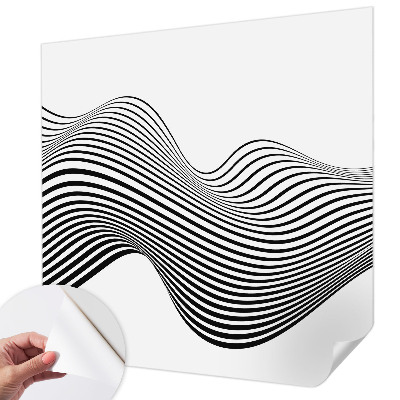 Removable wall mural wallpaper Dynamic abstraction