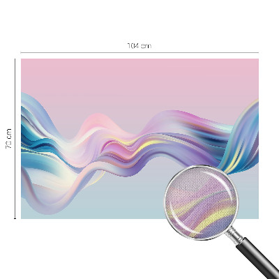 Children's wall mural Colorful waves