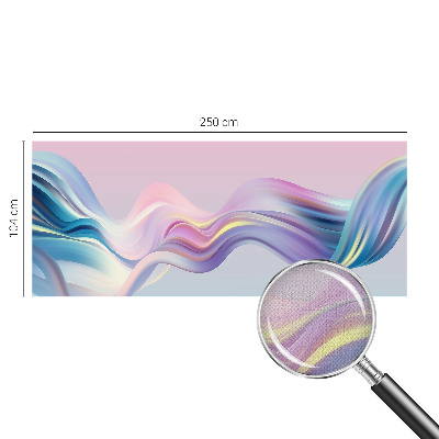 Children's wall mural Colorful waves