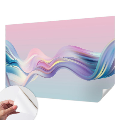 Children's wall mural Colorful waves