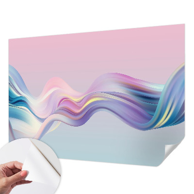 Children's wall mural Colorful waves