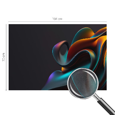 Baby room wall mural Colorful swirl