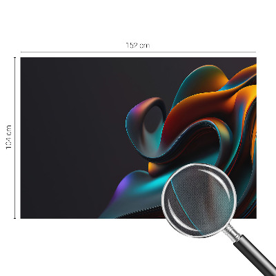 Baby room wall mural Colorful swirl