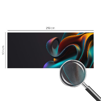 Baby room wall mural Colorful swirl