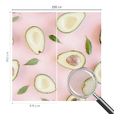 Peel and stick wall mural Avocado composition