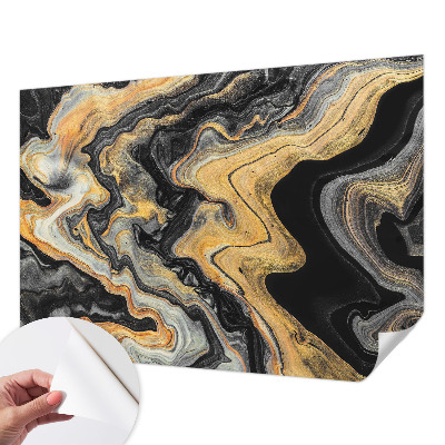 Peel and stick wallpaper mural Kaleidoscope of lines