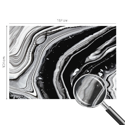 Stick-on wall mural Monochromatic waves