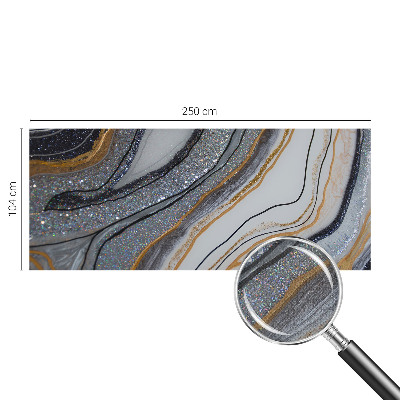 Self-adhesive photo wallpaper with a stone waves design