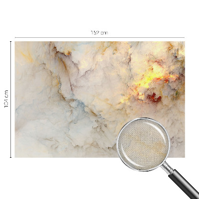 Peel and stick wall mural for bedroom featuring a colorful landscape