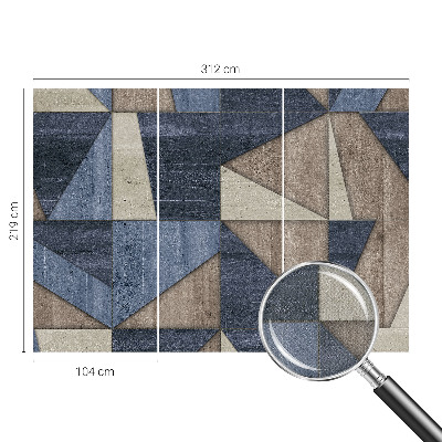 Nursery wall mural Geometric patterns