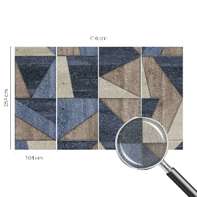 Nursery wall mural Geometric patterns