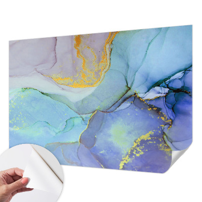 3D photo wallpaper mural Watercolor shapes