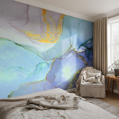 3D photo wallpaper mural Watercolor shapes