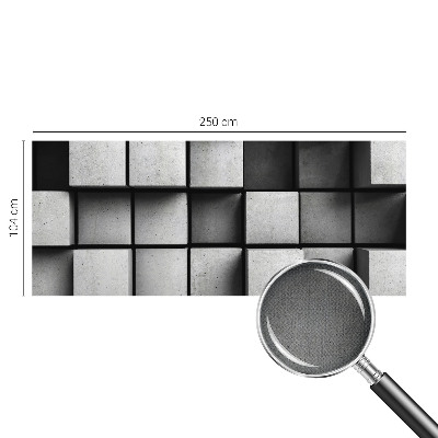 3D wall mural Geometric cubes