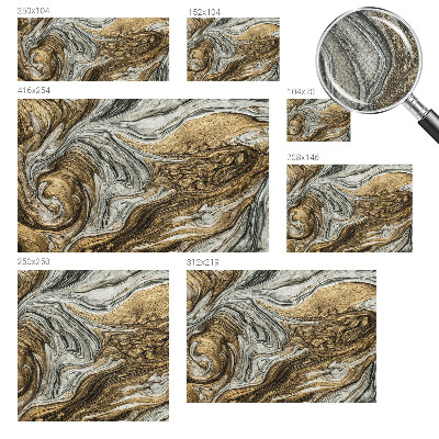 Baby room wall mural Abstract swirls