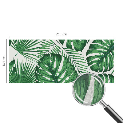Removable wall mural Tropical leaves