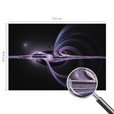 Peel and stick wall mural for bedroom with a cosmic abstraction design