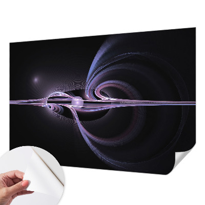 Peel and stick wall mural for bedroom Cosmic abstraction