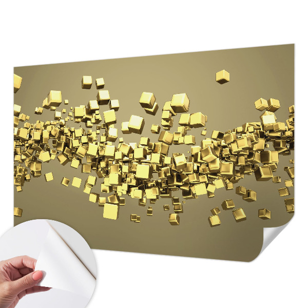 Nursery wall mural Creative cubes