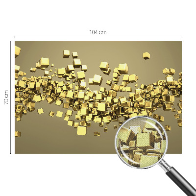 Nursery wall mural Creative cubes