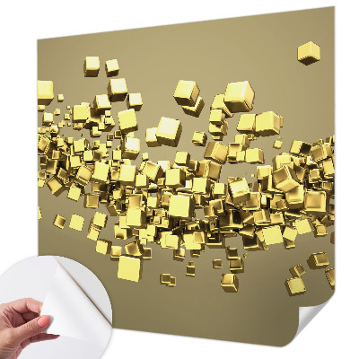 Nursery wall mural Creative cubes