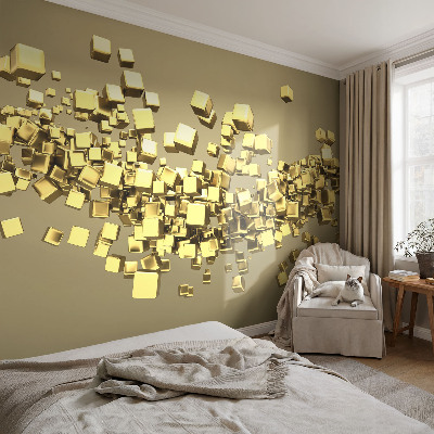 Nursery wall mural Creative cubes