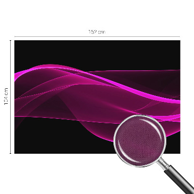3D wall mural Pink ribbons