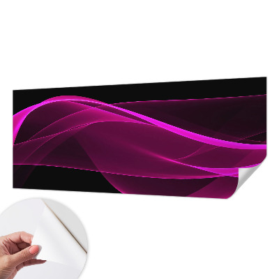 3D wall mural Pink ribbons