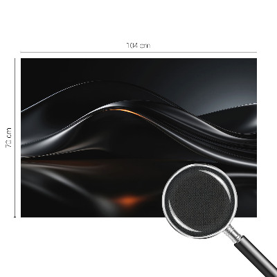 3D photo wallpaper mural Metallic waves