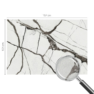 Peel and stick wall mural featuring a marble crack pattern