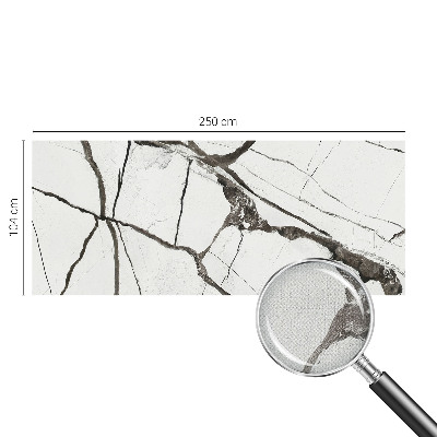 Peel and stick wall mural featuring a marble crack pattern