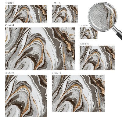 Peel and stick wallpaper mural Marble swirls