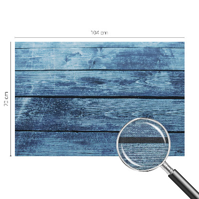 Stick-on wall mural with a rustic floor design