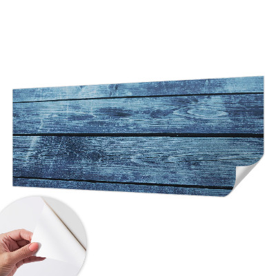 Stick-on wall mural with a rustic floor design