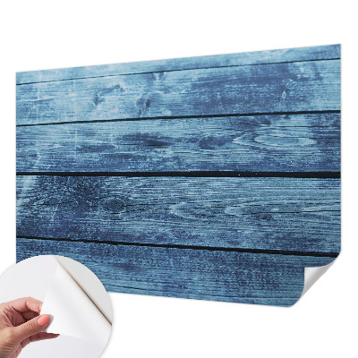 Stick-on wall mural with a rustic floor design